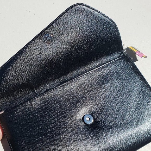 Black and Silver Bejewelled Clutch from Pink Pvssy - Picture 3 of 5